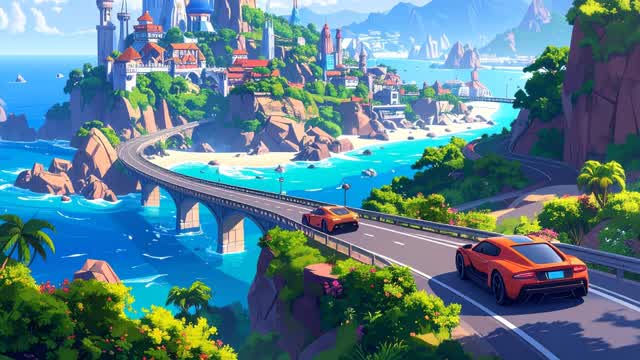 BIG DRIVE CITY β Fortnite Creative map