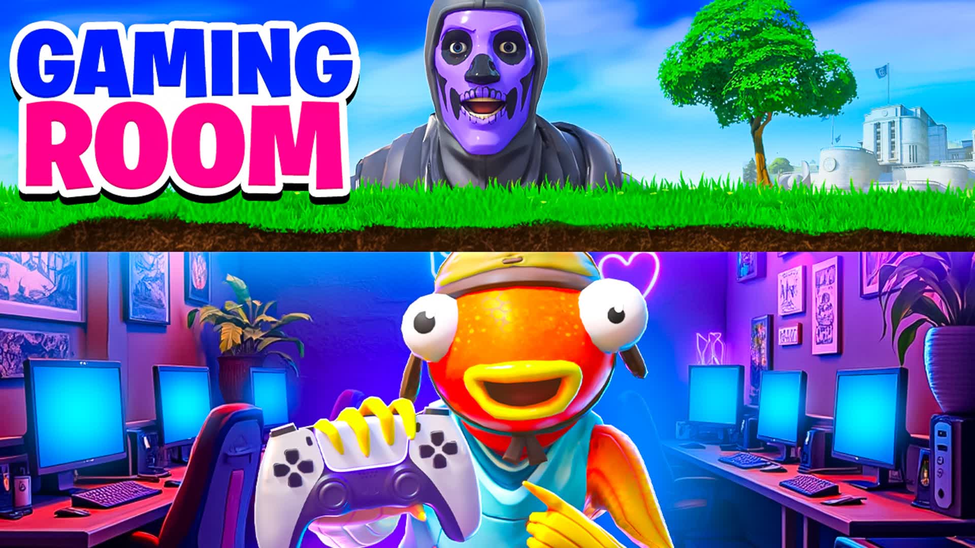 GAMING ROOM HIDE AND SEEK — Fortnite Creative map