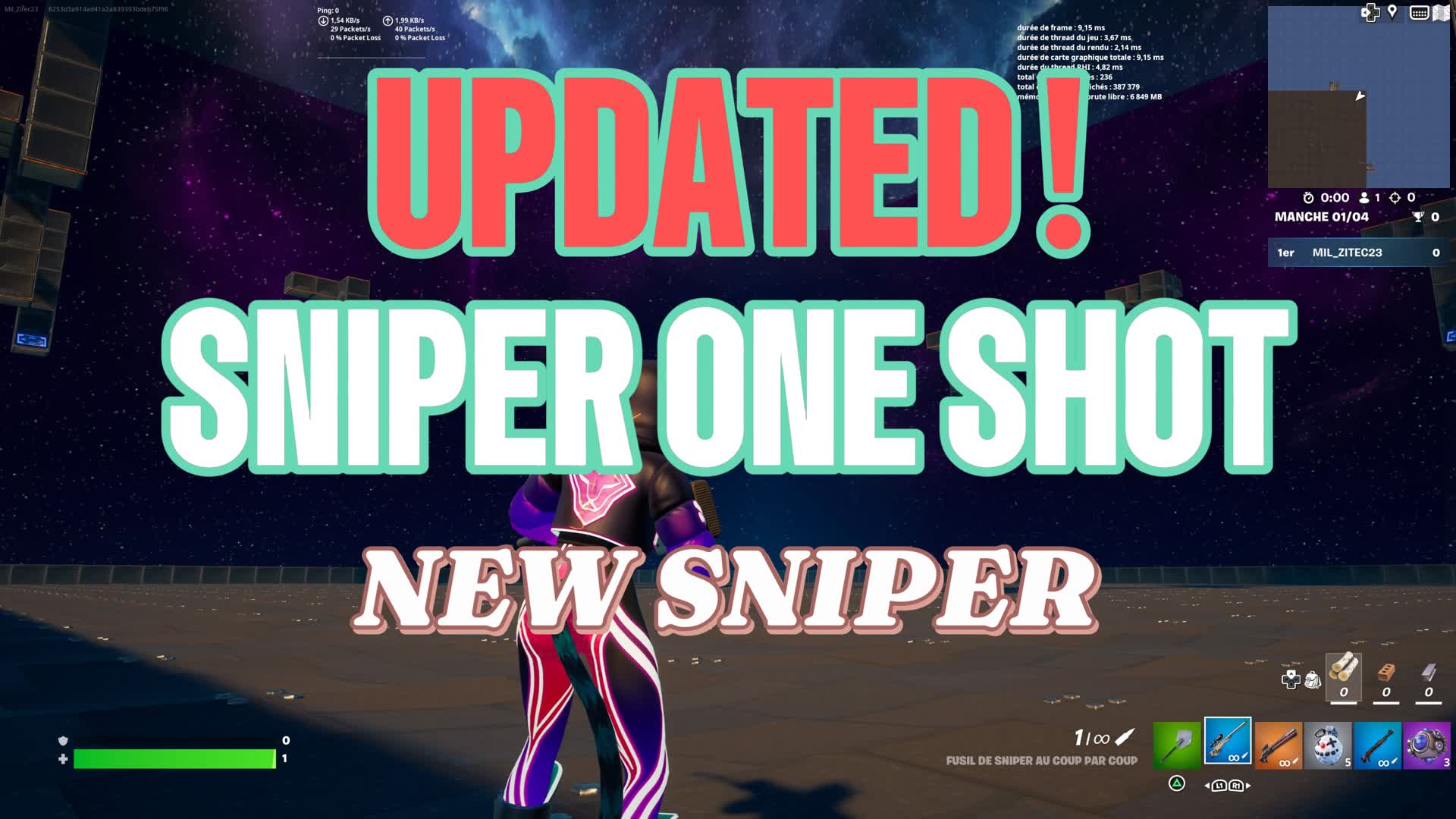 Sniper One Shot β Fortnite Creative map