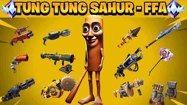 TUNG TUNG SAHUR - FREE FOR ALL 🏆 — Fortnite Creative map