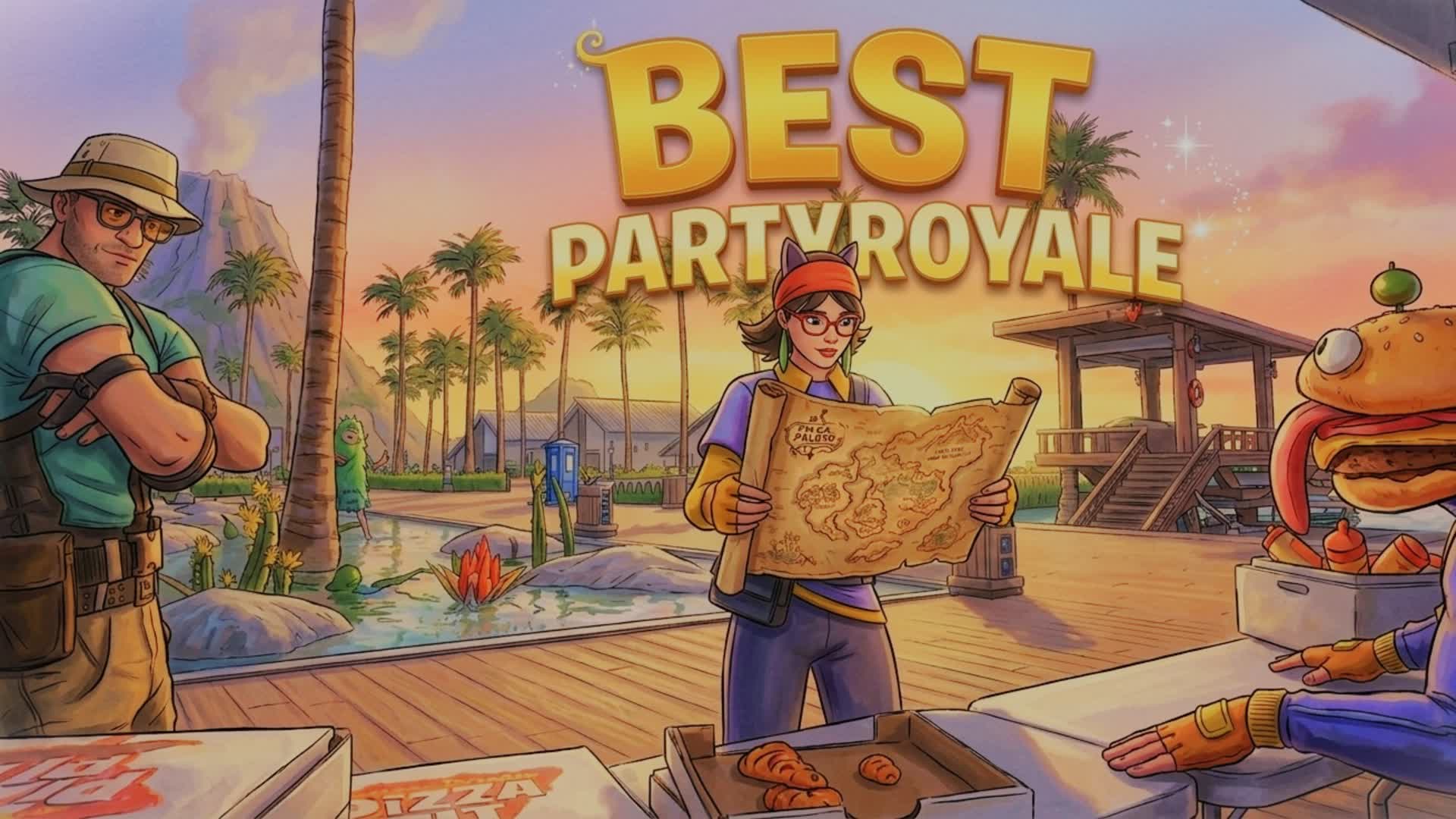 🌴BEST PARTY ROYALE 2.2 🌴 — Fortnite Creative map