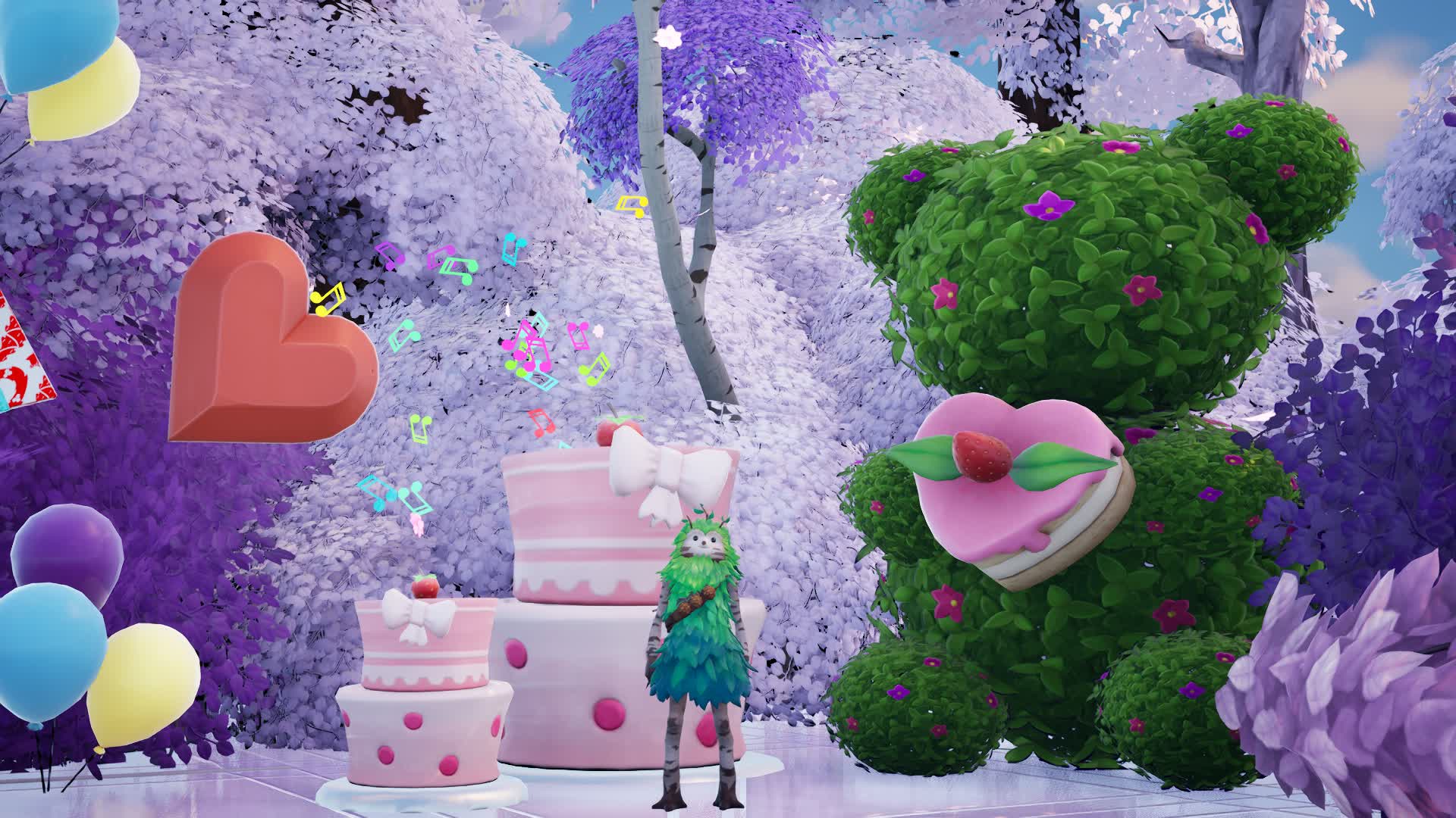 Birthday party & 1v1 Music:Canon — Fortnite Creative map