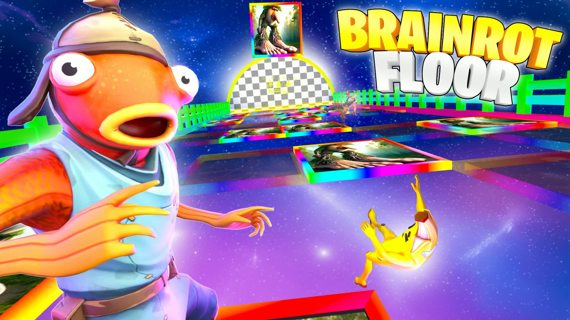 BRAINROT FLOOR PARTY GAMES — Fortnite Creative map