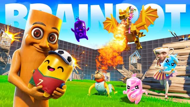 Brainrot FFA - Sprites & All Guns โ Fortnite Creative map