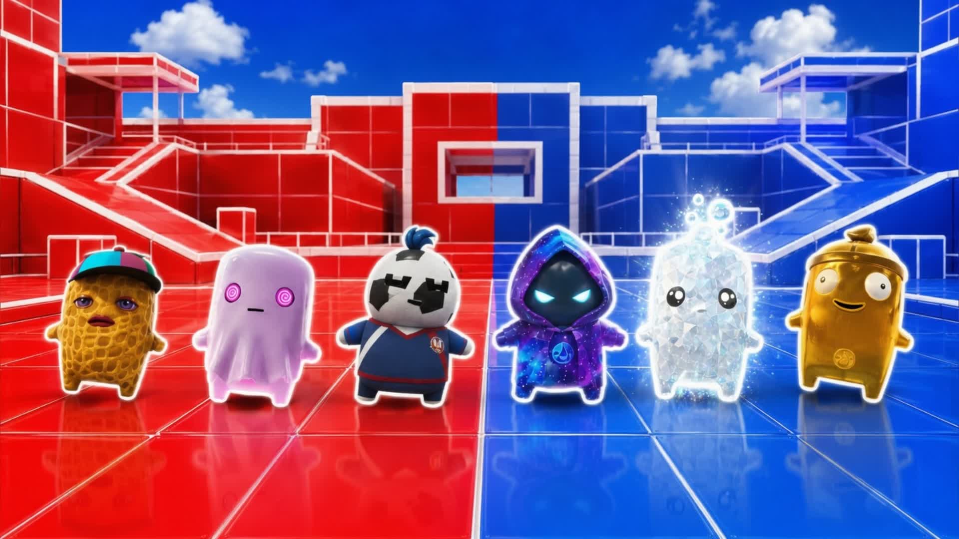 RED VS BLUE π΄π΅ BIG GZZZZZ β Fortnite Creative map