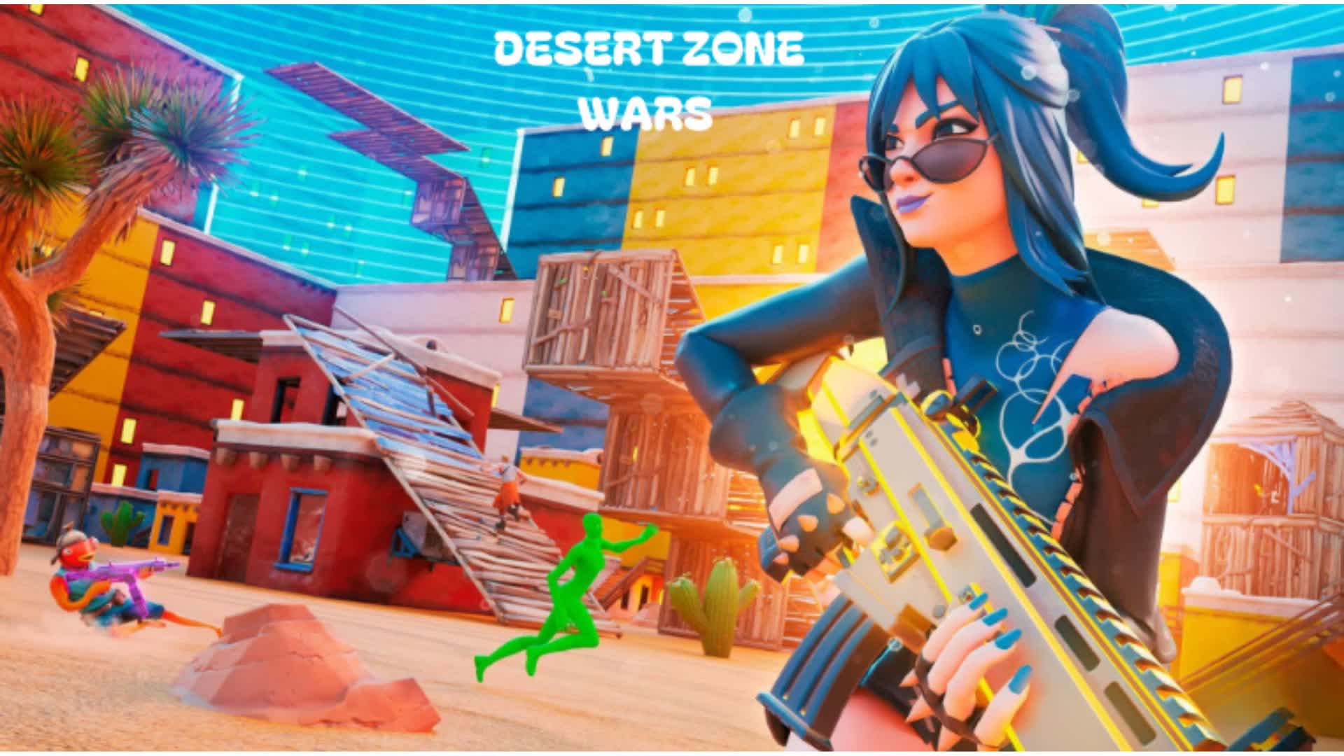 desert zone wars — Fortnite Creative map
