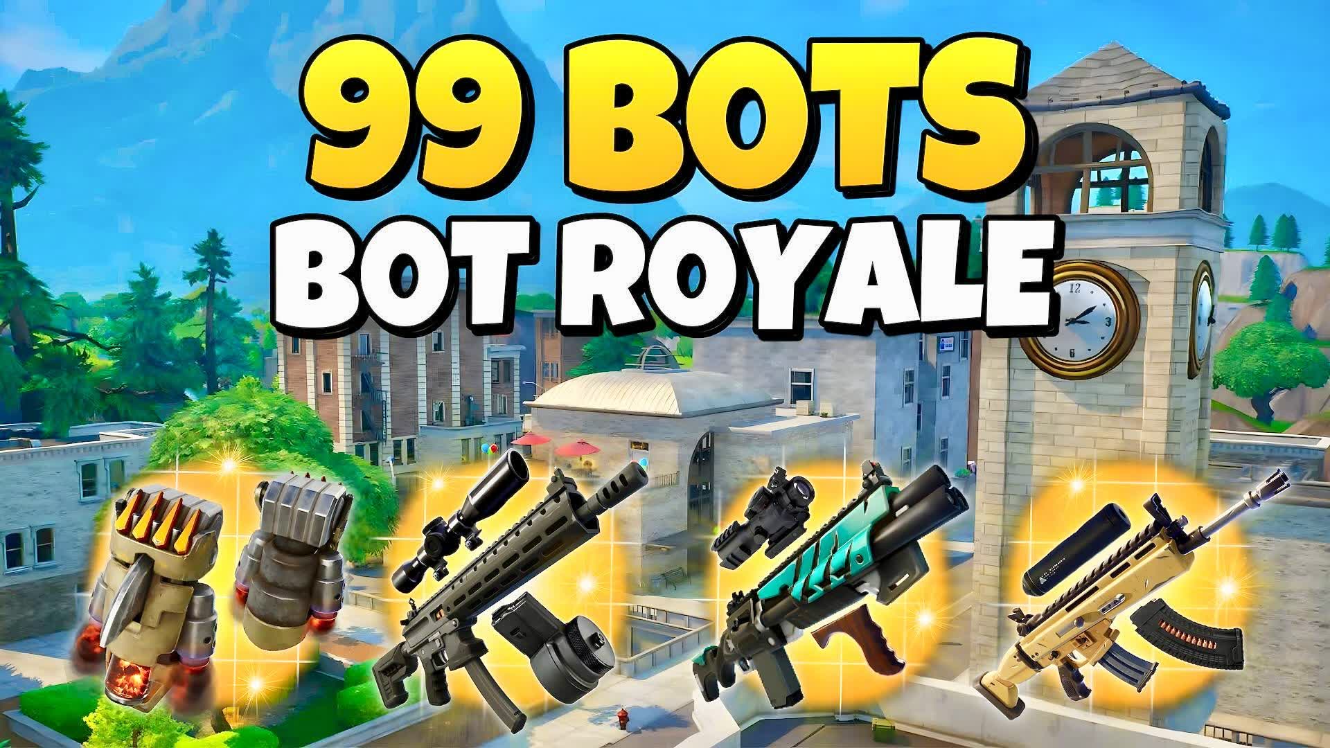 99 BOTS FARM ⭐ SUPER BED WARS RP ROYALE — Fortnite Creative map