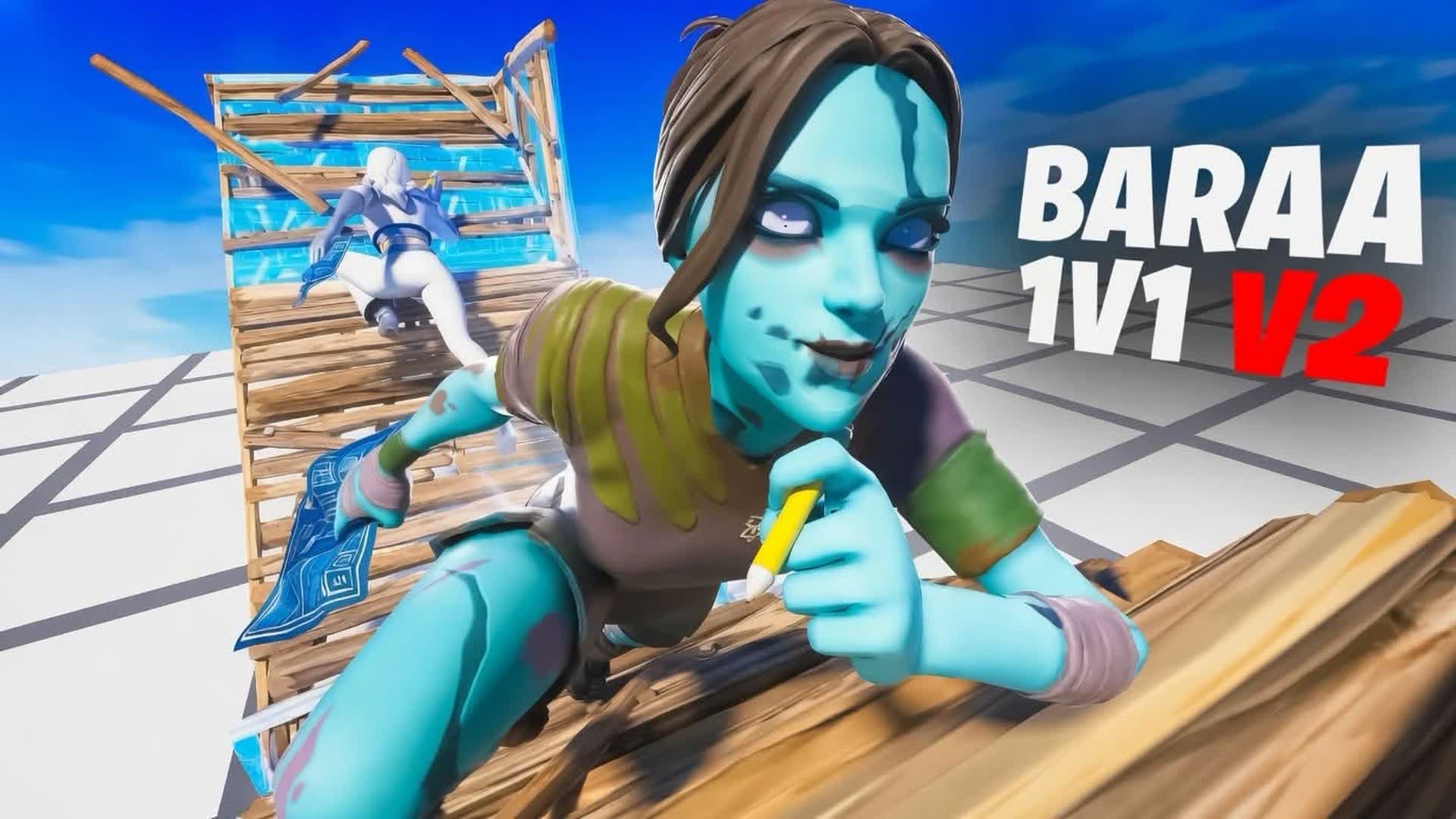 NEW BARAA 1V1 V2 (200 PUMP) — Fortnite Creative map