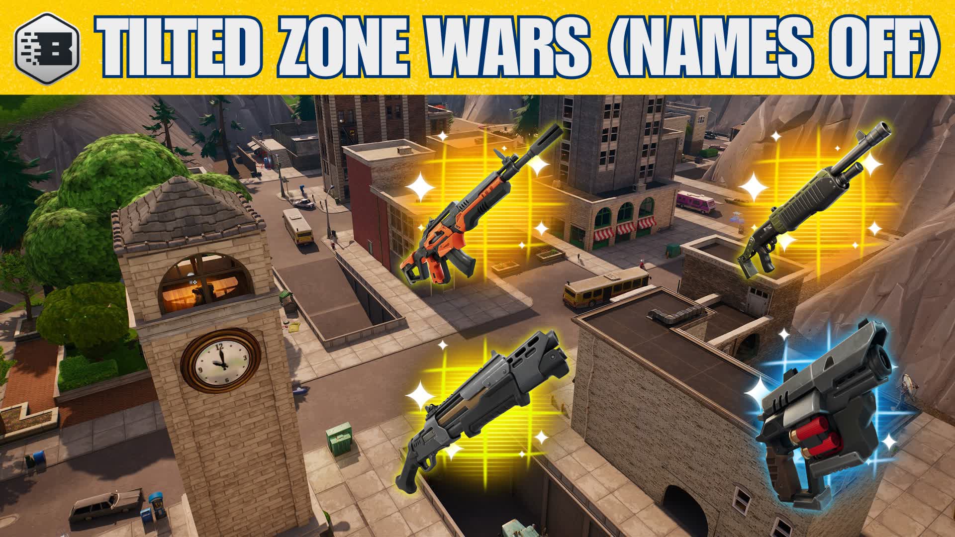 TILTED ZONE WARS de BlackMirrows — Fortnite Creative map