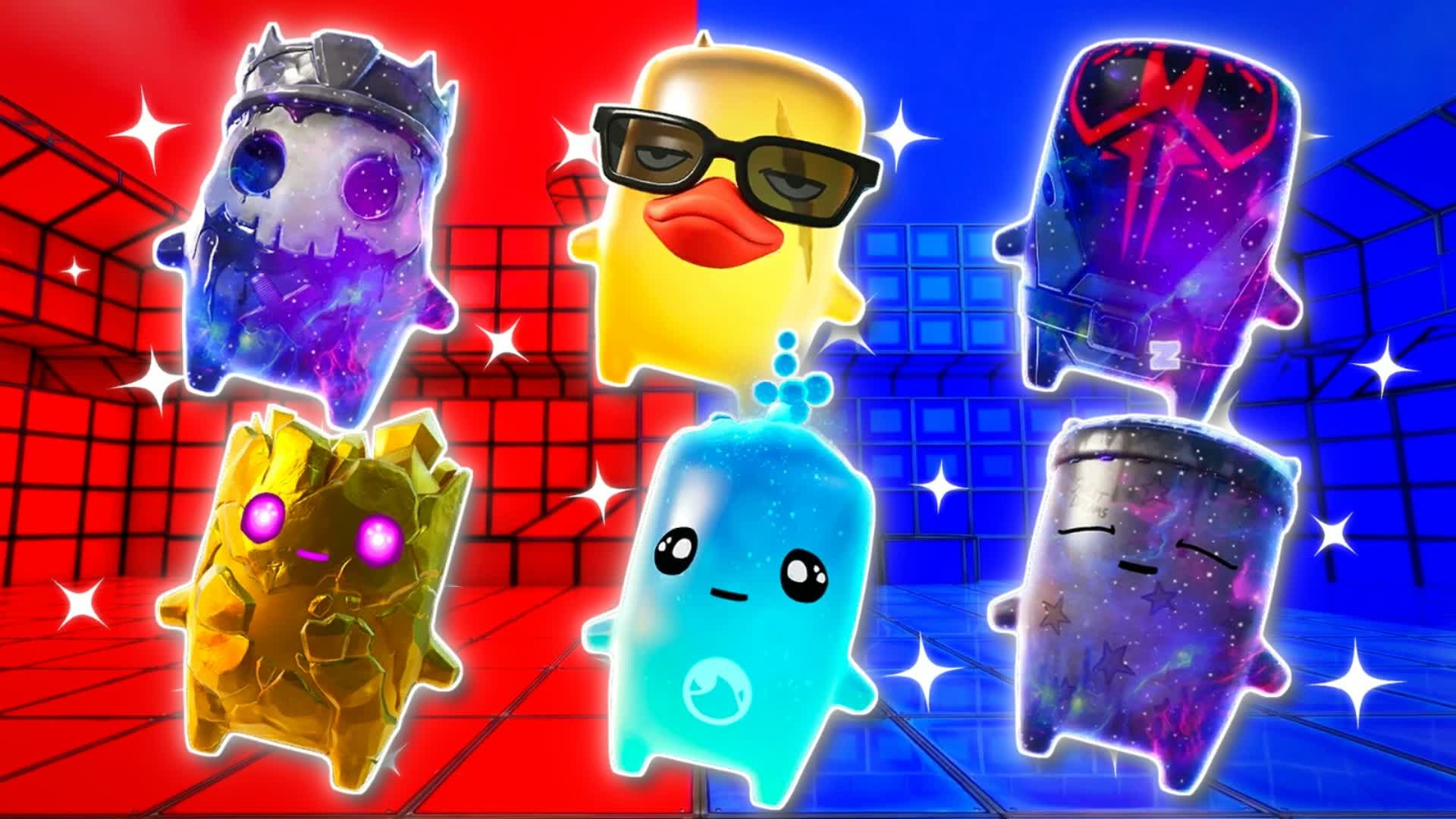 RED VS BLUE SKILL JOLT π΄π΅ β Fortnite Creative map