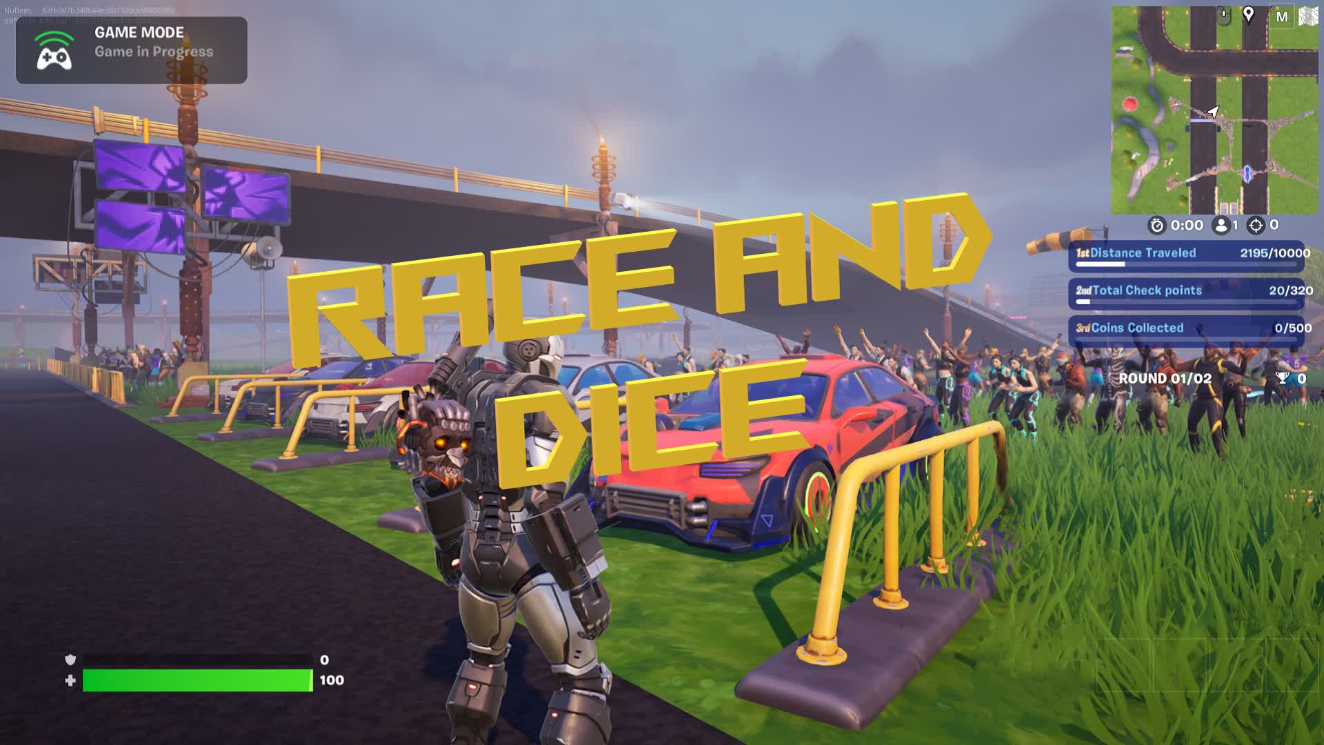 Race and Dice — Fortnite Creative map