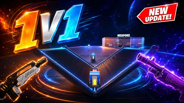 1v1 1v1v1 1v1v1v1 — Fortnite Creative map