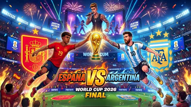SPAIN vs ARGENTINA FINAL FIFA WORLD CUP โ Fortnite Creative map