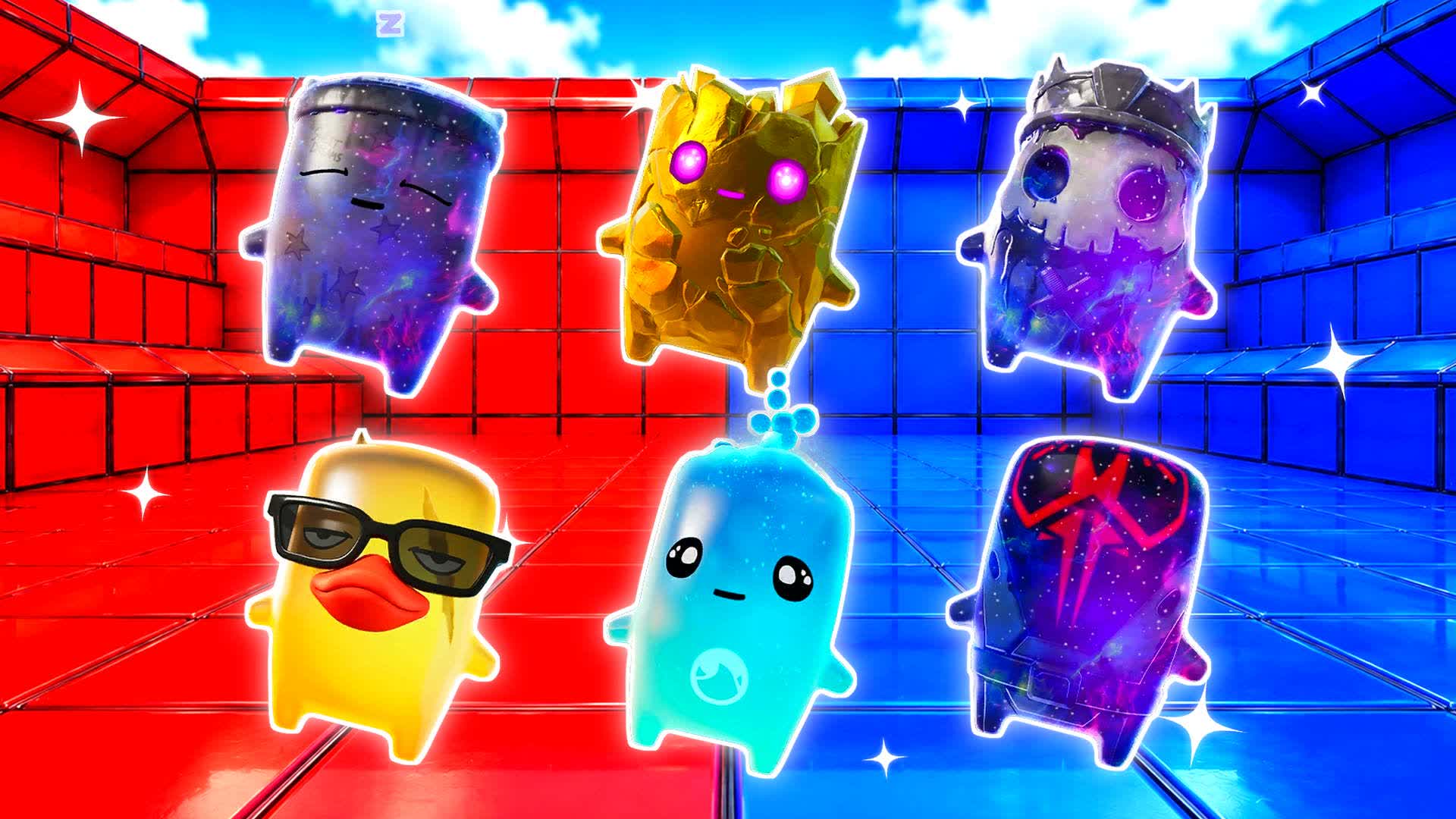 RED VS BLUE AIM CURRENT π΄π΅ β Fortnite Creative map