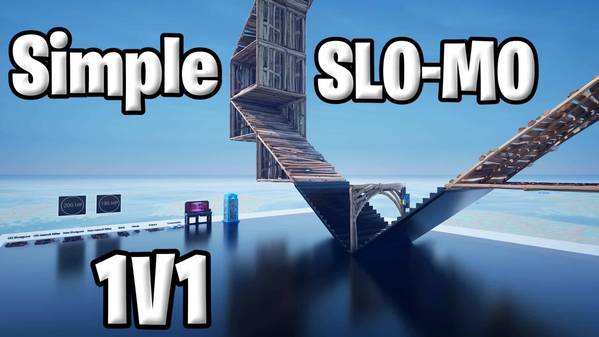 SIMPLE SLO-MO 1V1 — Fortnite Creative map
