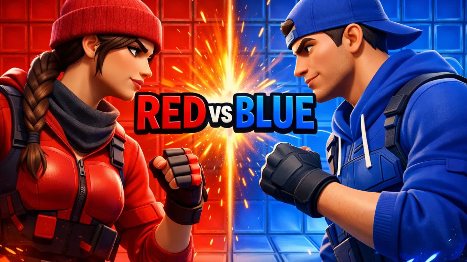 super kpop rouge Vs bleu — Fortnite Creative map