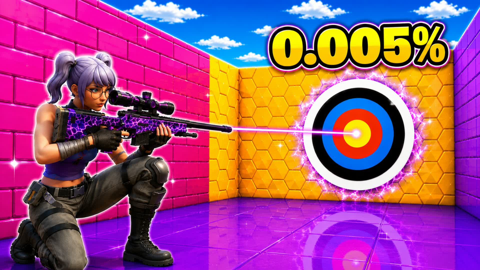 📼🕹️VOLT GAME MEGA TRICKSHOT PARKOUR🏞️ — Fortnite Creative map