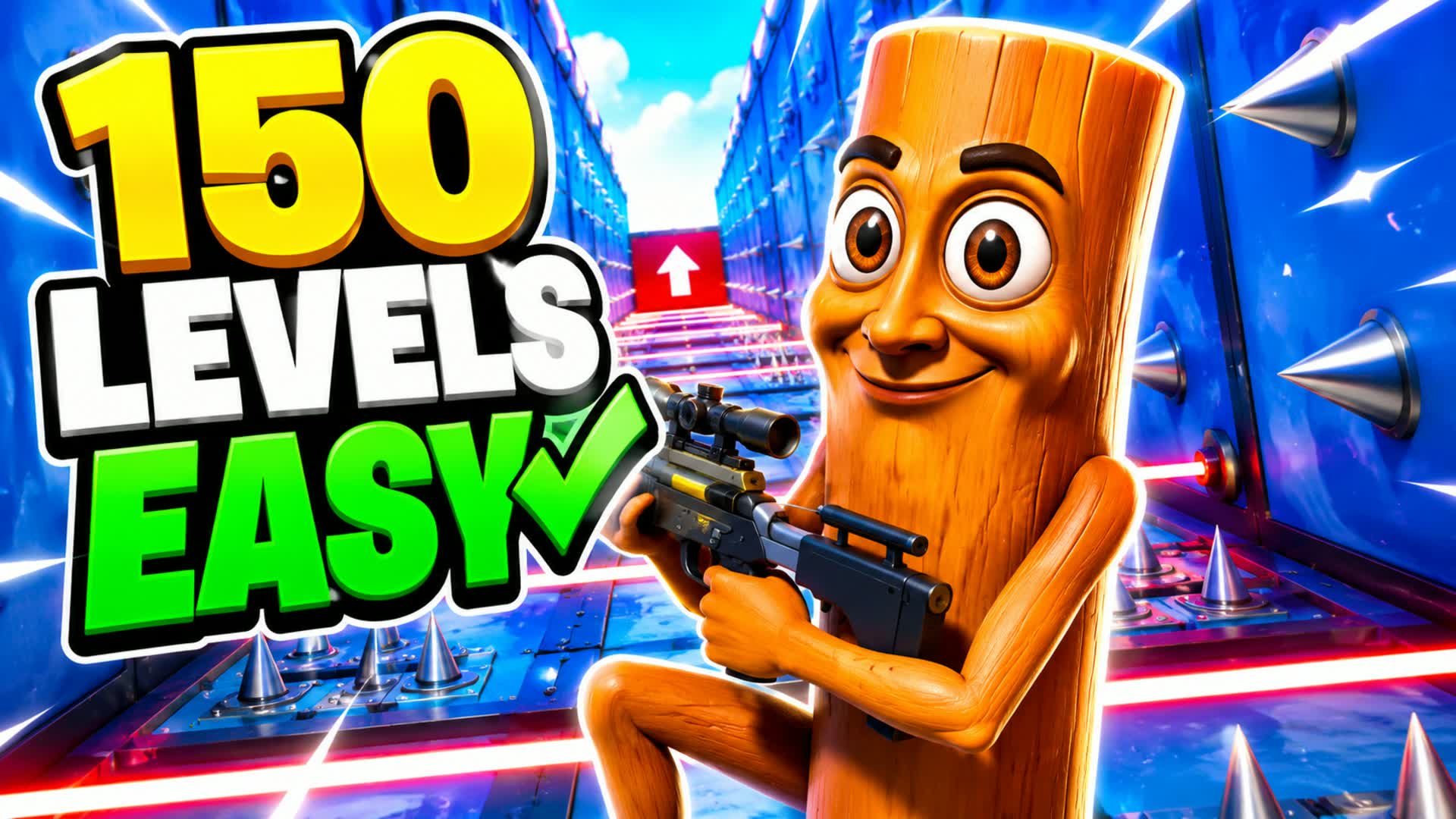 BEST DEFAULT PARKOUR β150+π β Fortnite Creative map
