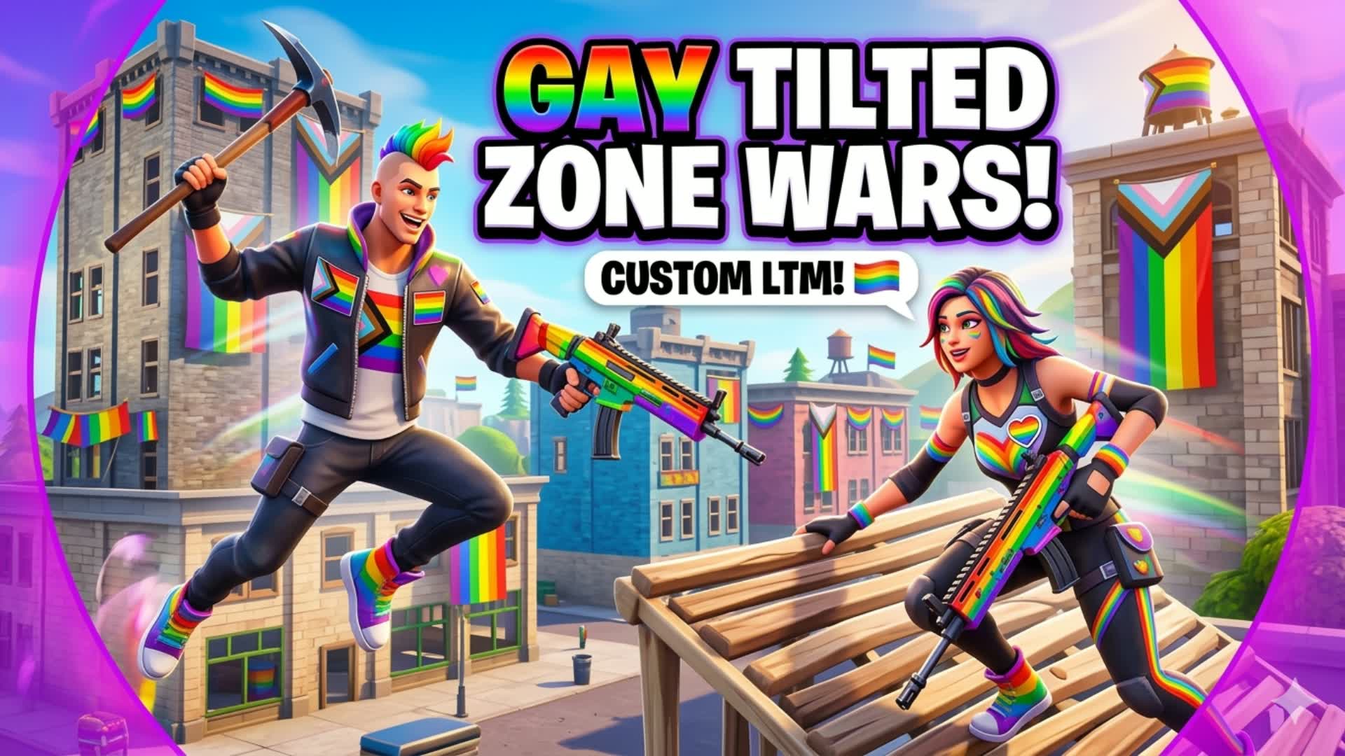 Gay Tilted Zone Wars — Fortnite Creative map