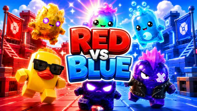 RED VS BLUE CHAOS FORCE π΄π΅ β Fortnite Creative map
