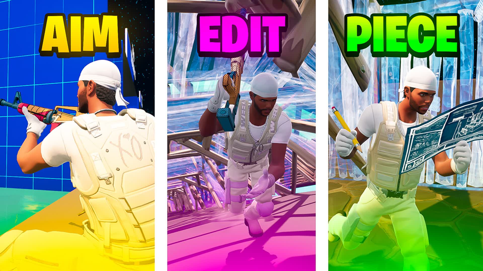 🎯PRACTICE EDIT & AIM & PIECE CONTROL🎯 — Fortnite Creative map