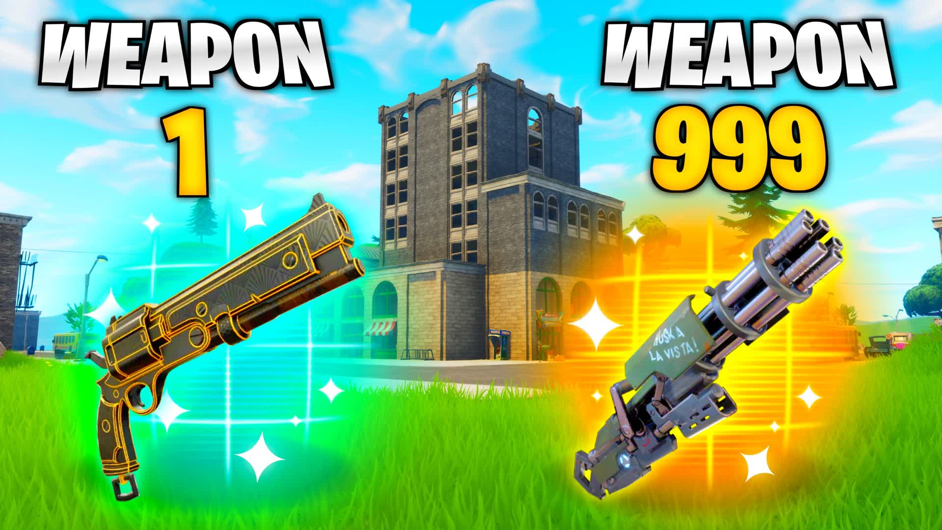 Super Tilted Gun Game ๐ฏ Bots One Shot โ Fortnite Creative map