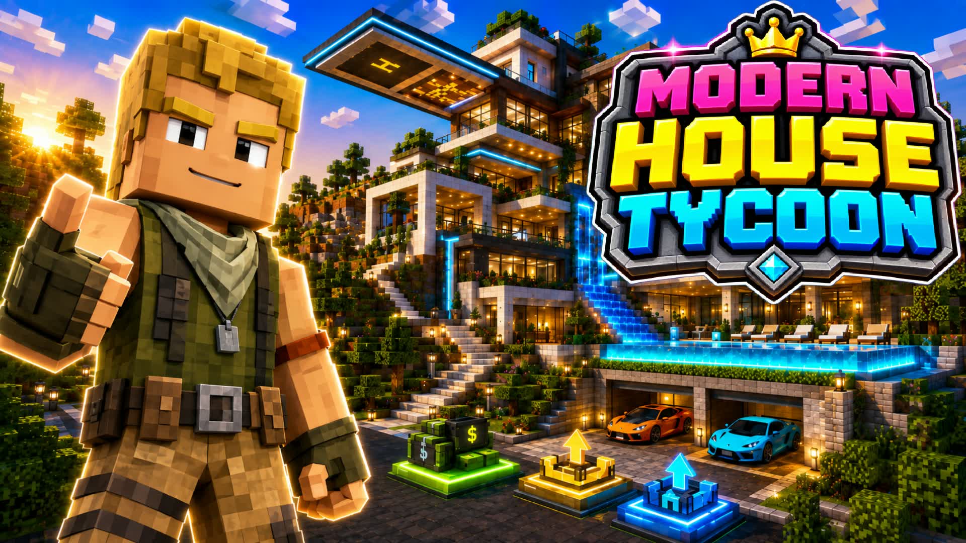 MODERN BLOCK HOUSE TYCOON โ Fortnite Creative map
