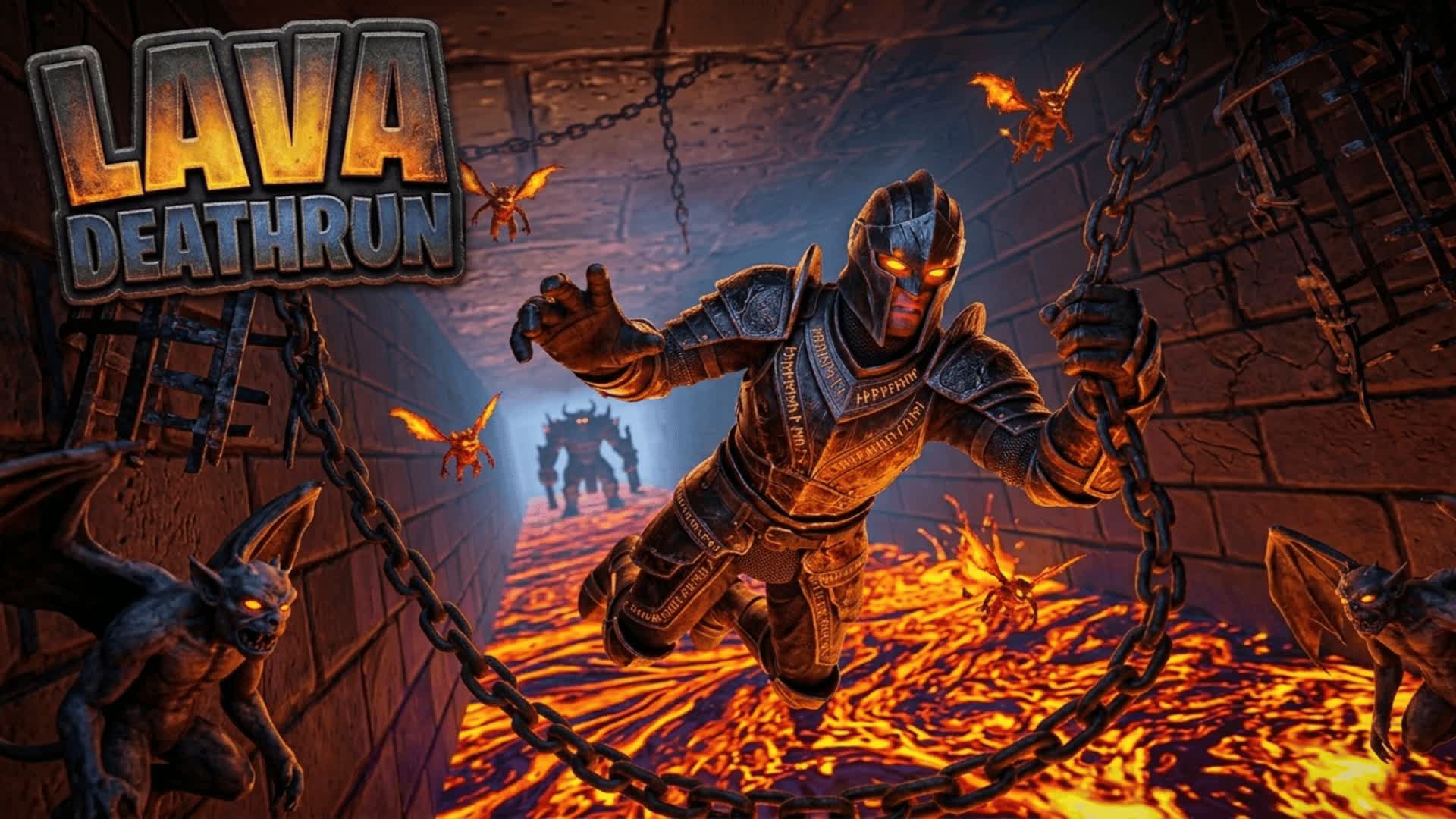 🌋LAVA DEATHRUN🌋 — Fortnite Creative map
