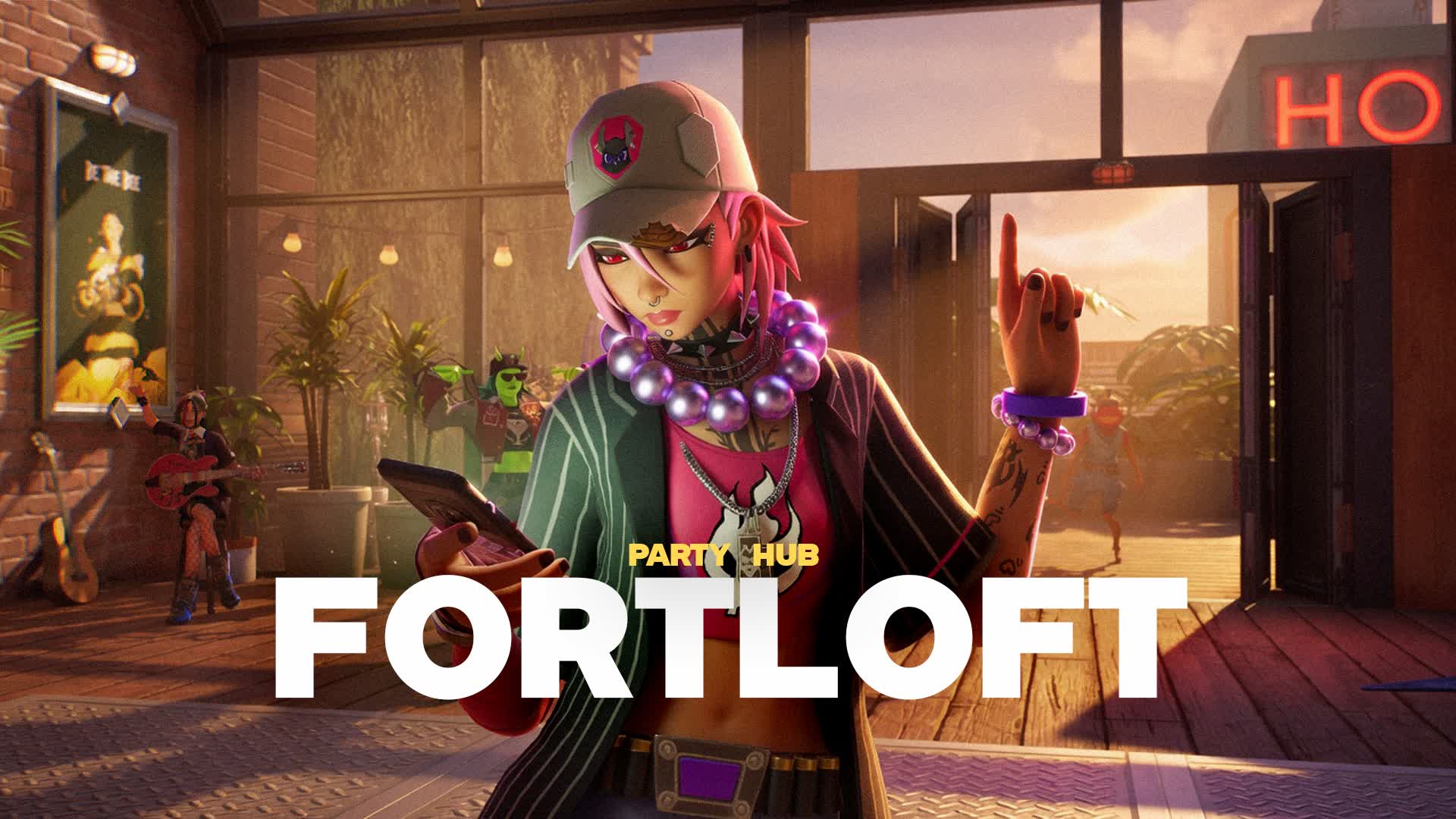 FORTLOFT PARTY HUB β Fortnite Creative map