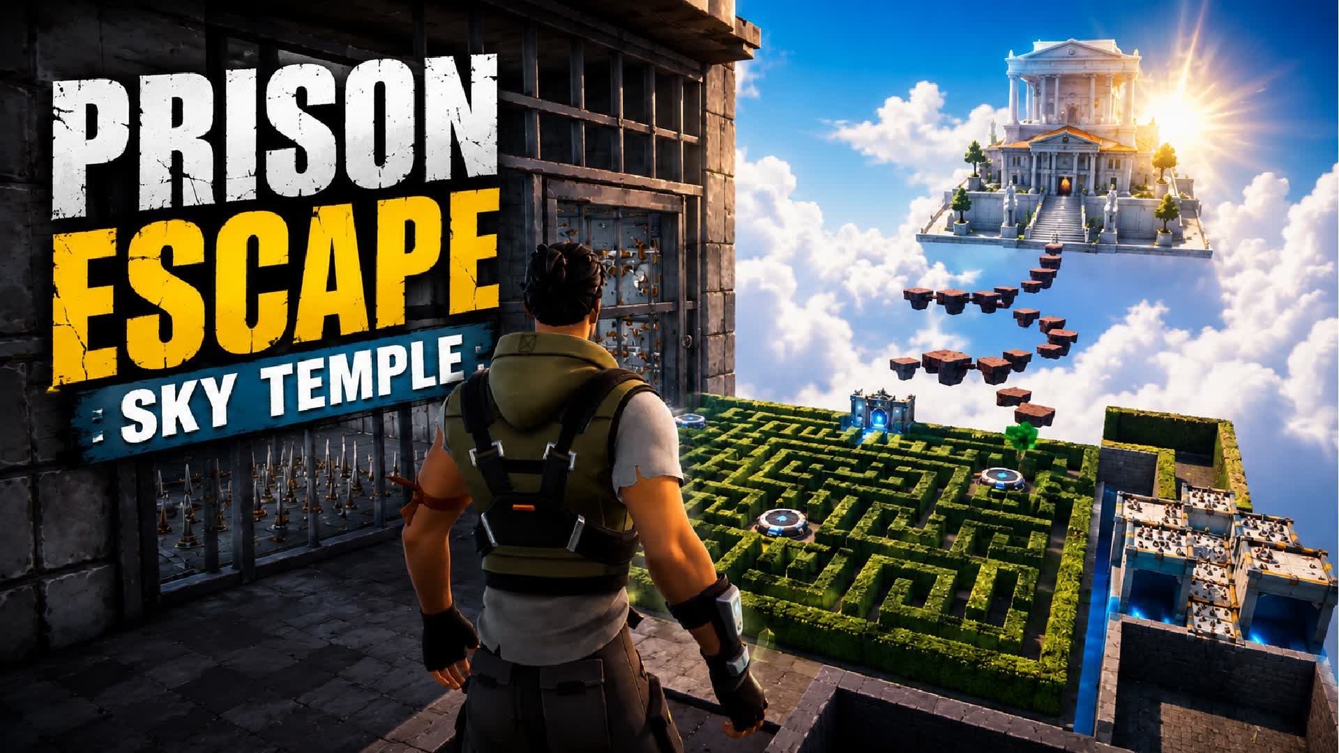 Prison Parkour: Sky Temple — Fortnite Creative map