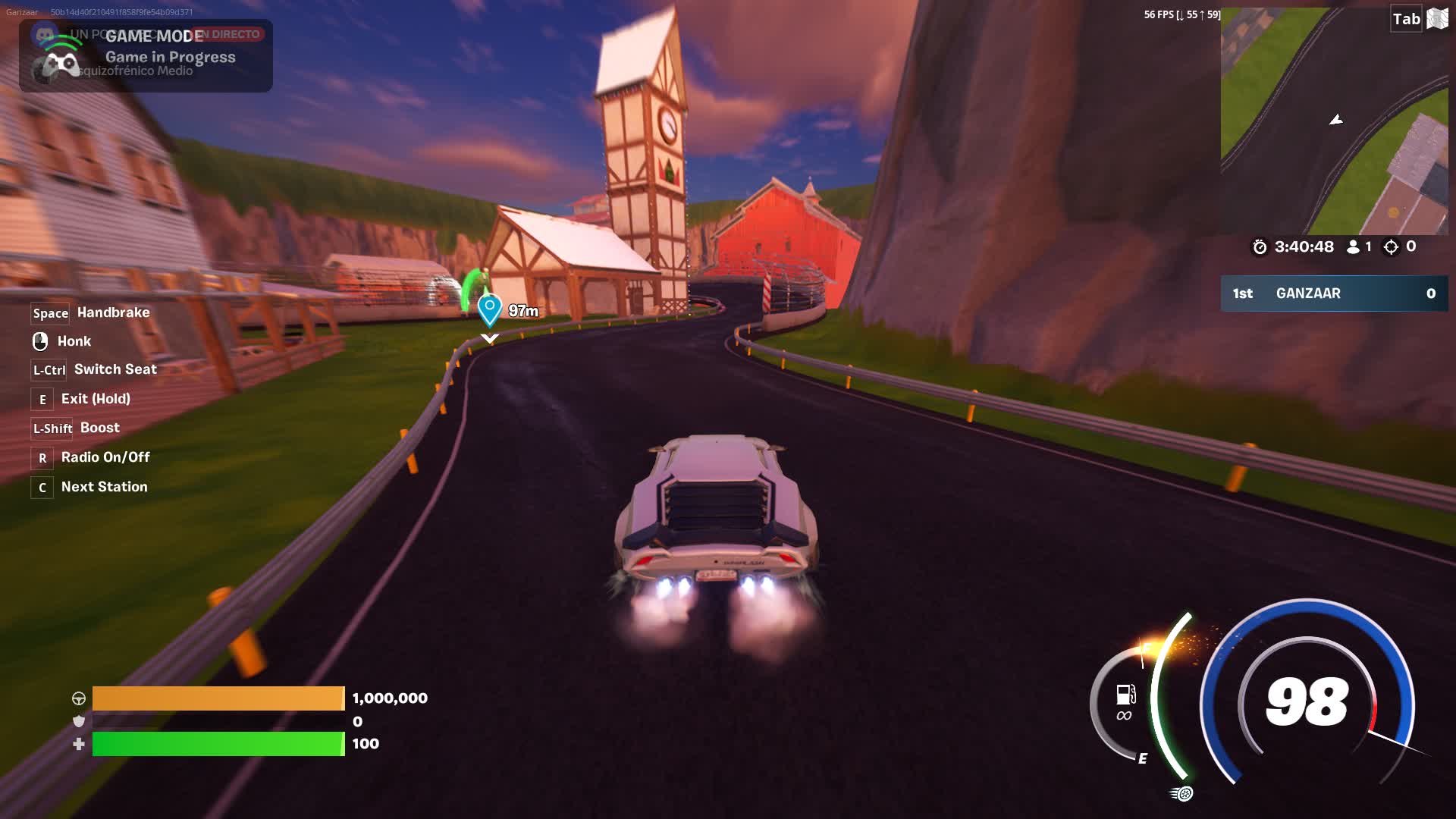 Farm Racing — Fortnite Creative map
