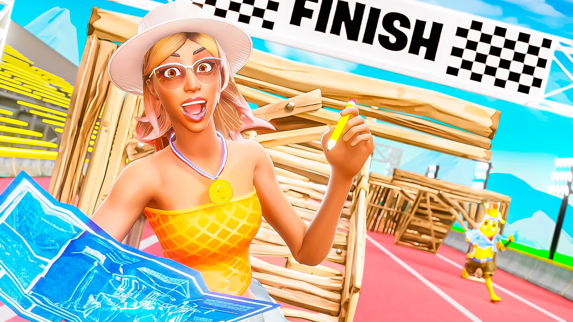 1v1 Edit Race๐ โ Fortnite Creative map