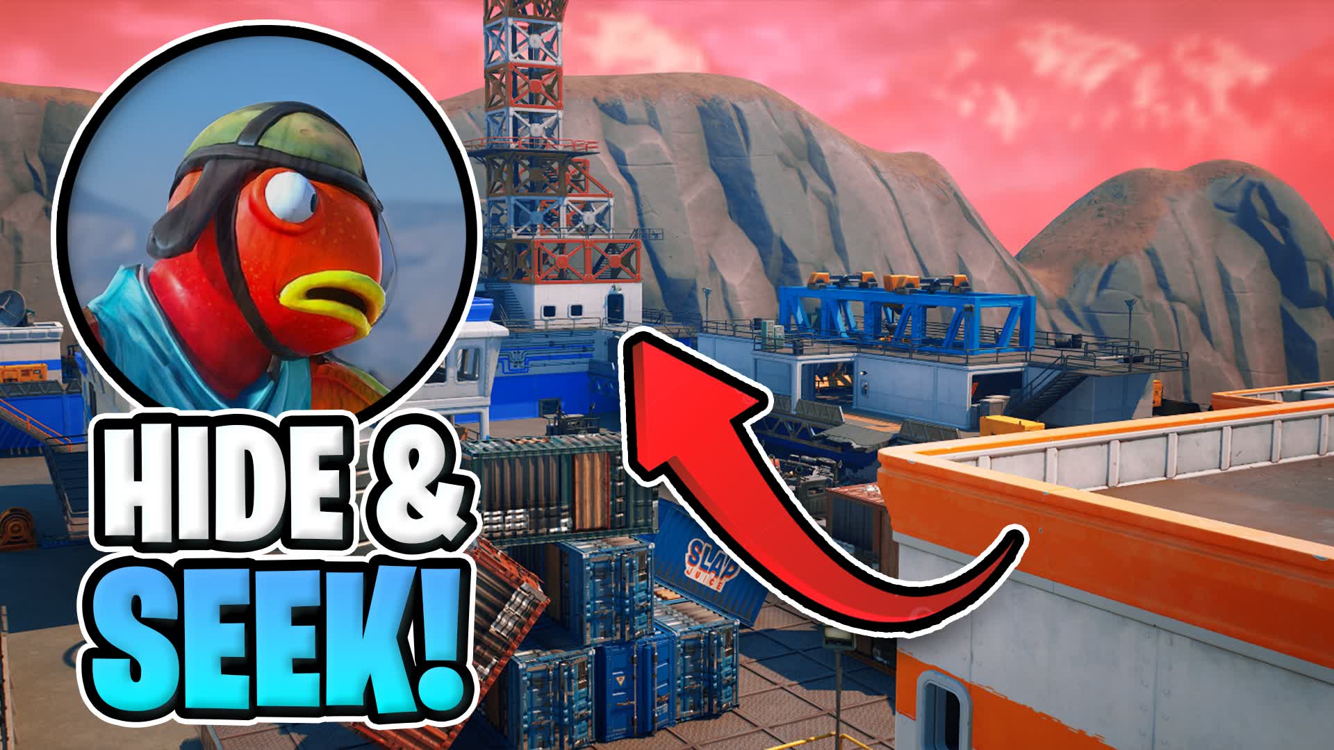 *INDUSTRIAL* HIDE AND SEEK 👀 — Fortnite Creative map