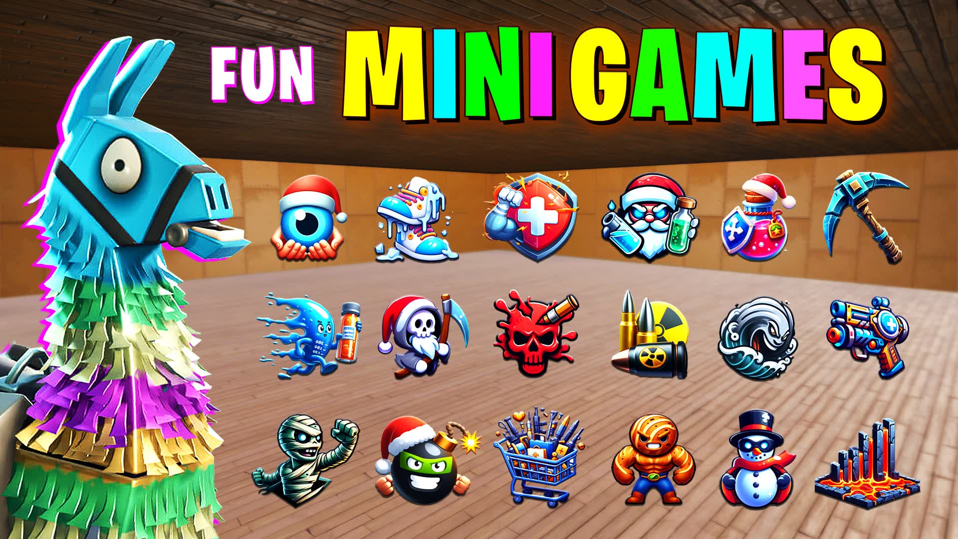 FUN MINIGAME BOX PVP — Fortnite Creative map