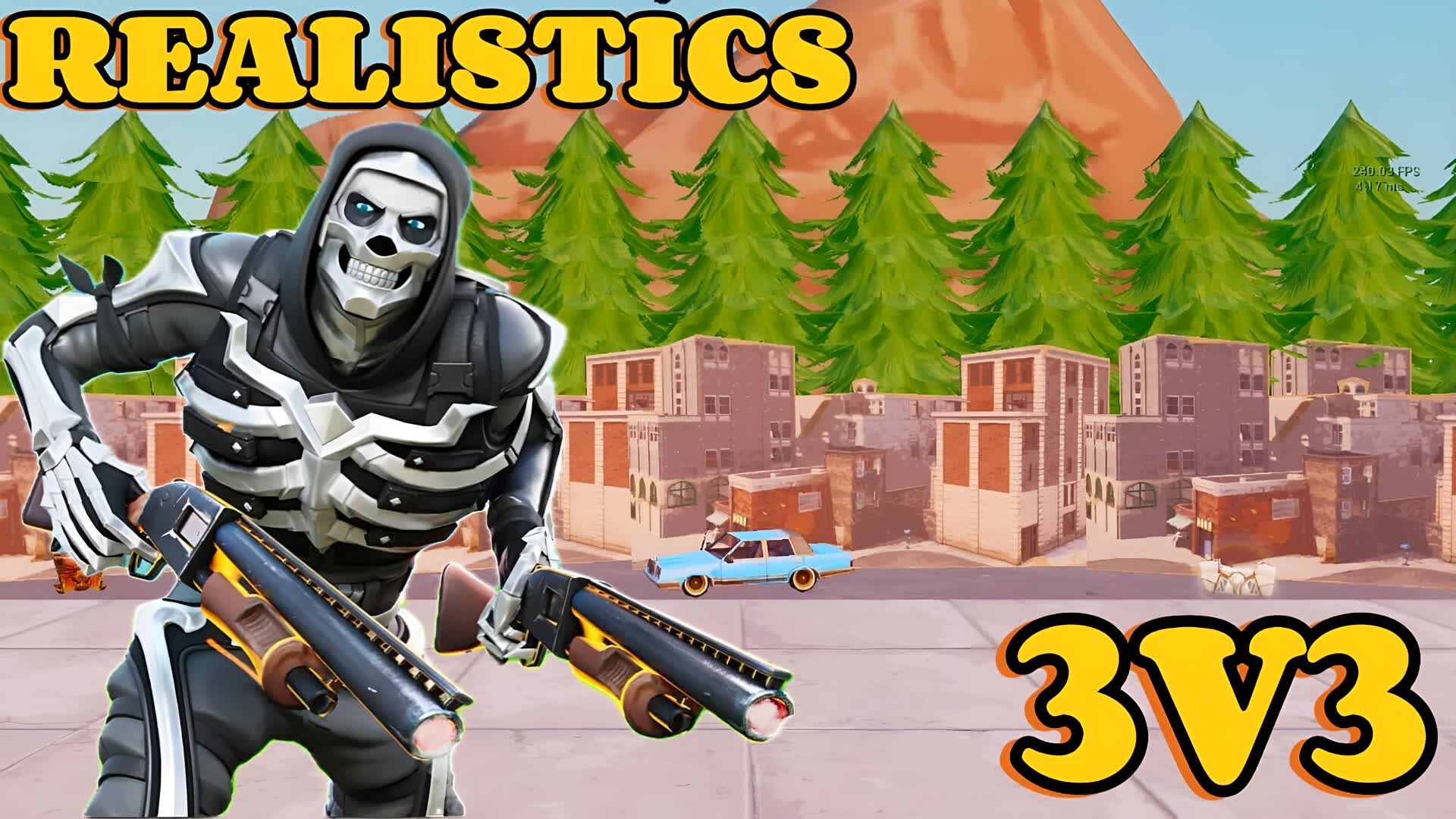 REALISTICS 3v3 — Fortnite Creative map