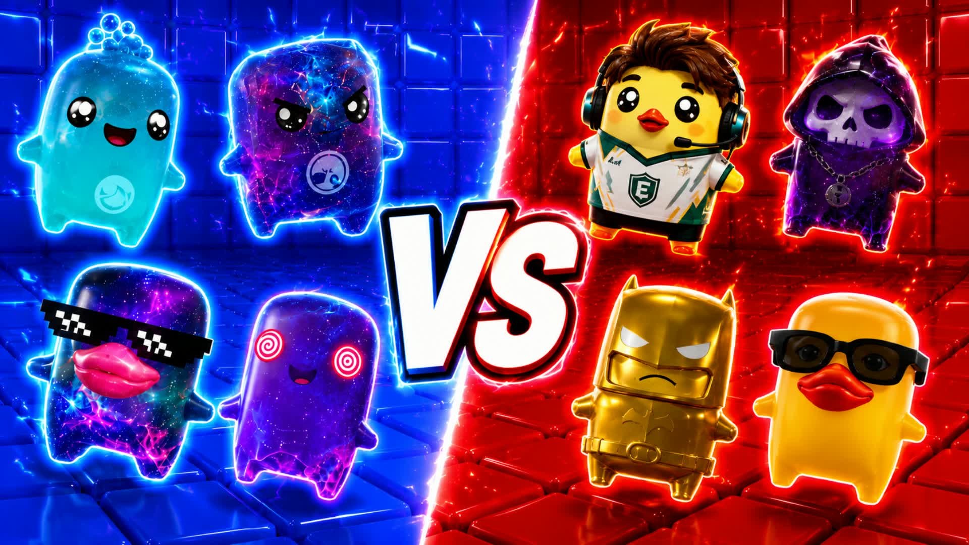RED VS BLUE🔴🔵 ALEXX UHM — Fortnite Creative map