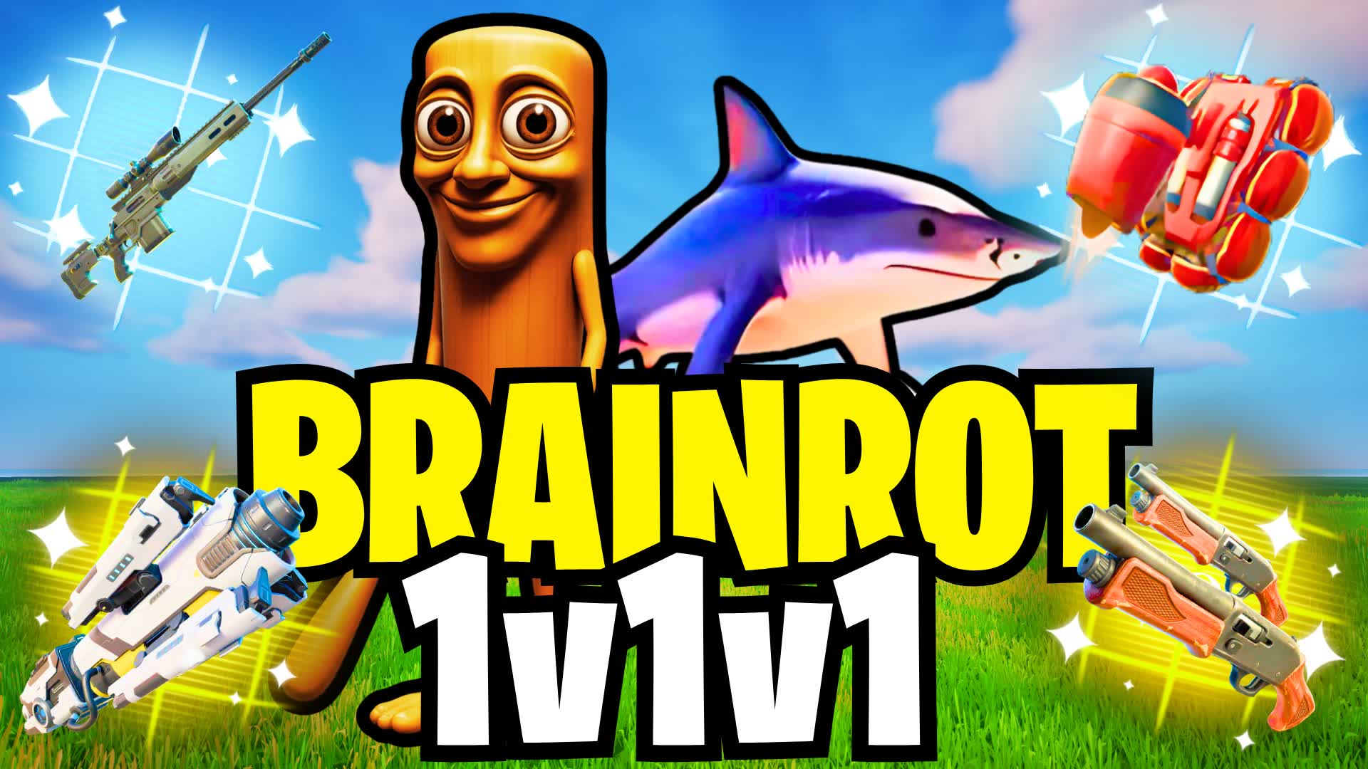 Brain Rot Free for All — Fortnite Creative map