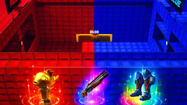 🔴Classic Red Vs Blue🔵 — Fortnite Creative map