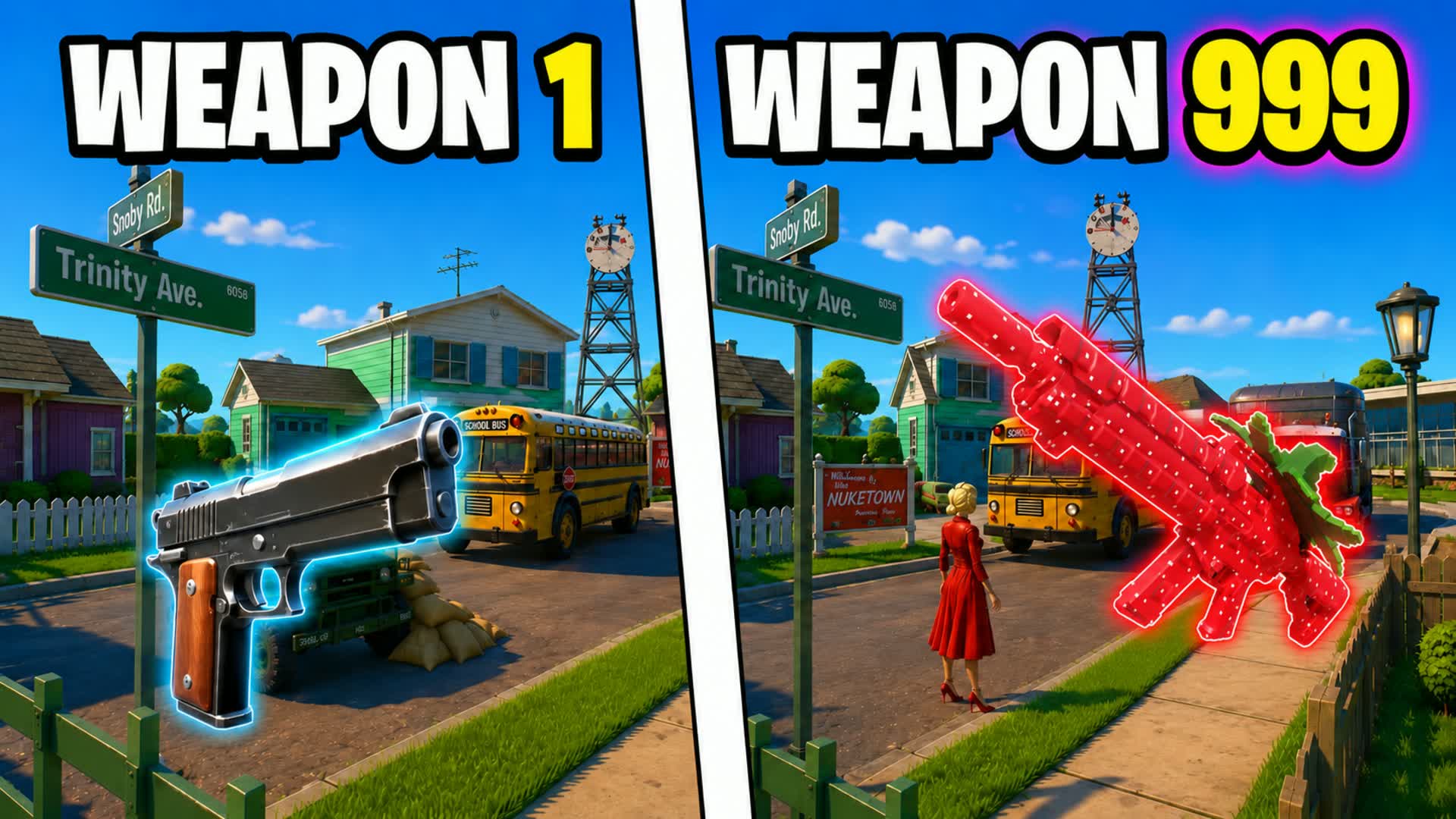 NUKETOWN GUN GAME π« ONE SHOT β Fortnite Creative map