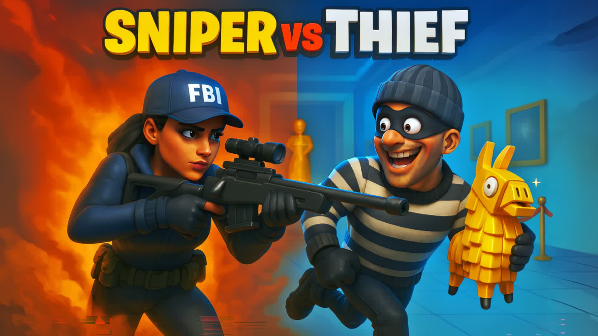 Sniper vs Thief — Fortnite Creative map