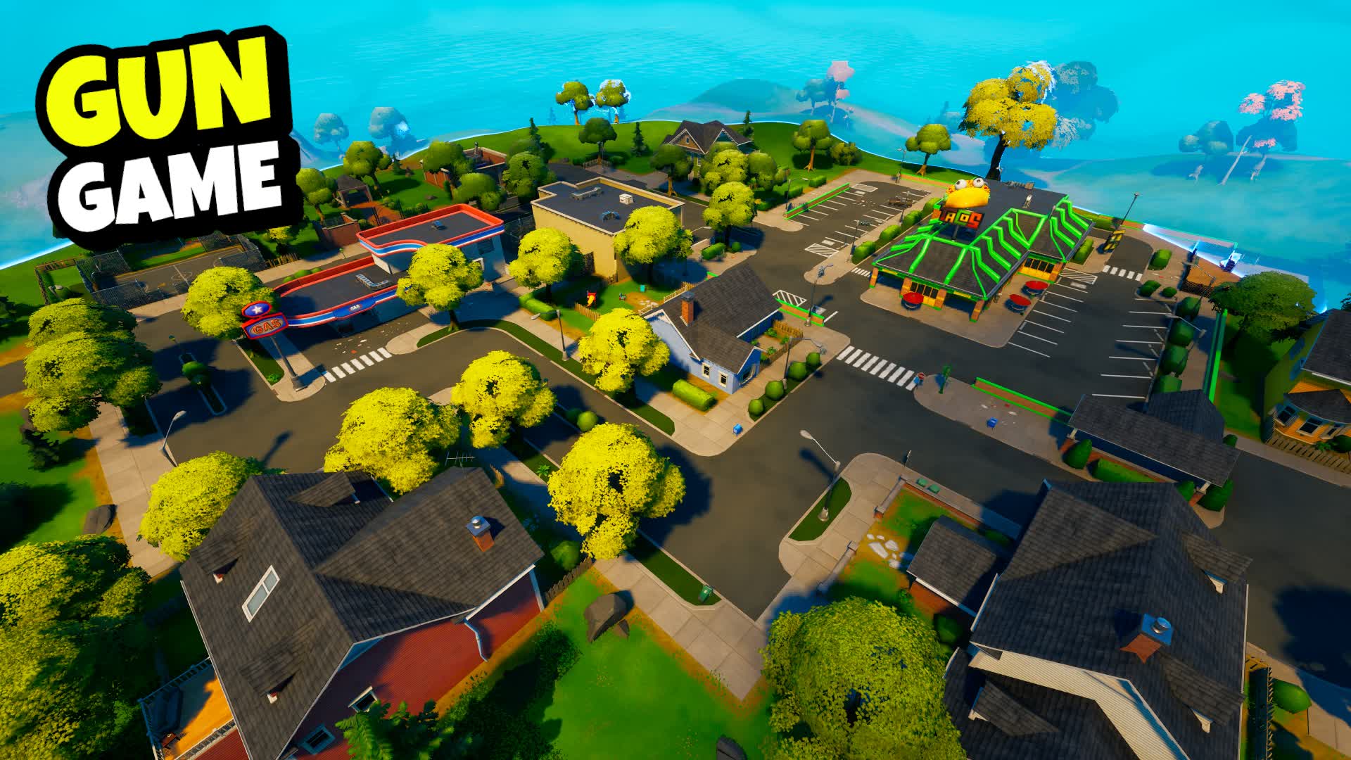 Greasy Grove Gun Game PvP β Fortnite Creative map