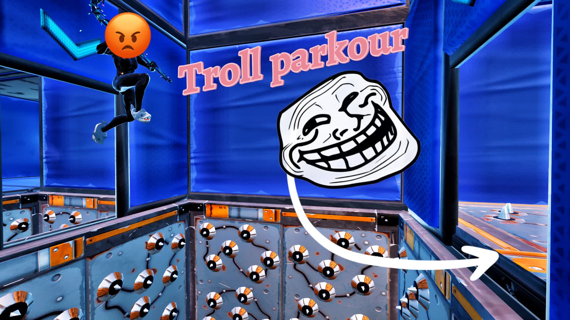Troll Parkour β Fortnite Creative map