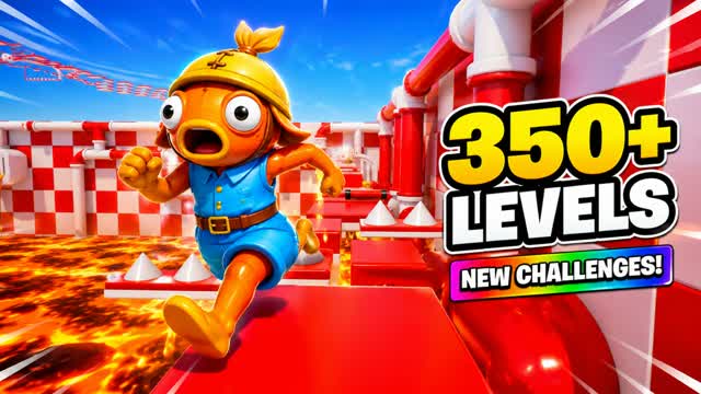 βSUPER PARKOUR +350 Levelsβ β Fortnite Creative map