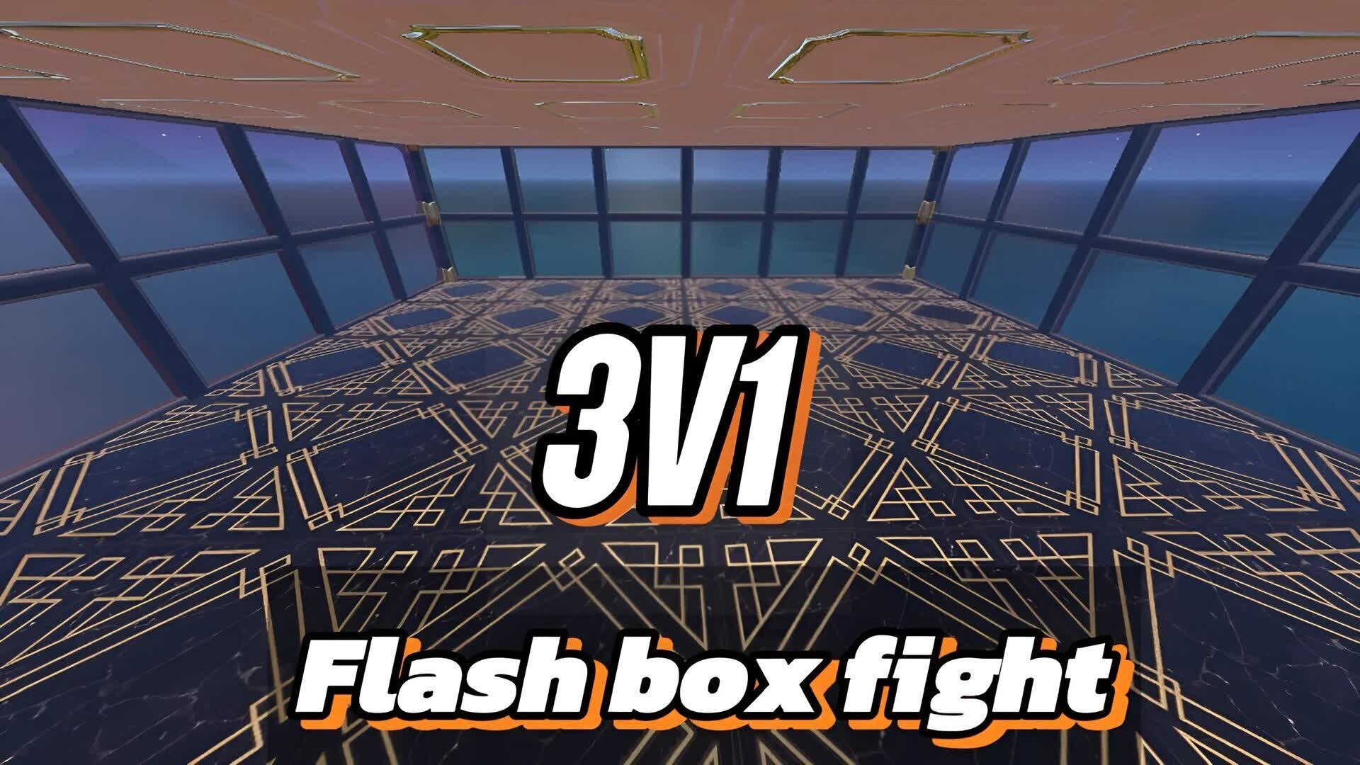 FLASH BOX FIGHT 3V1 ⚡ — Fortnite Creative map