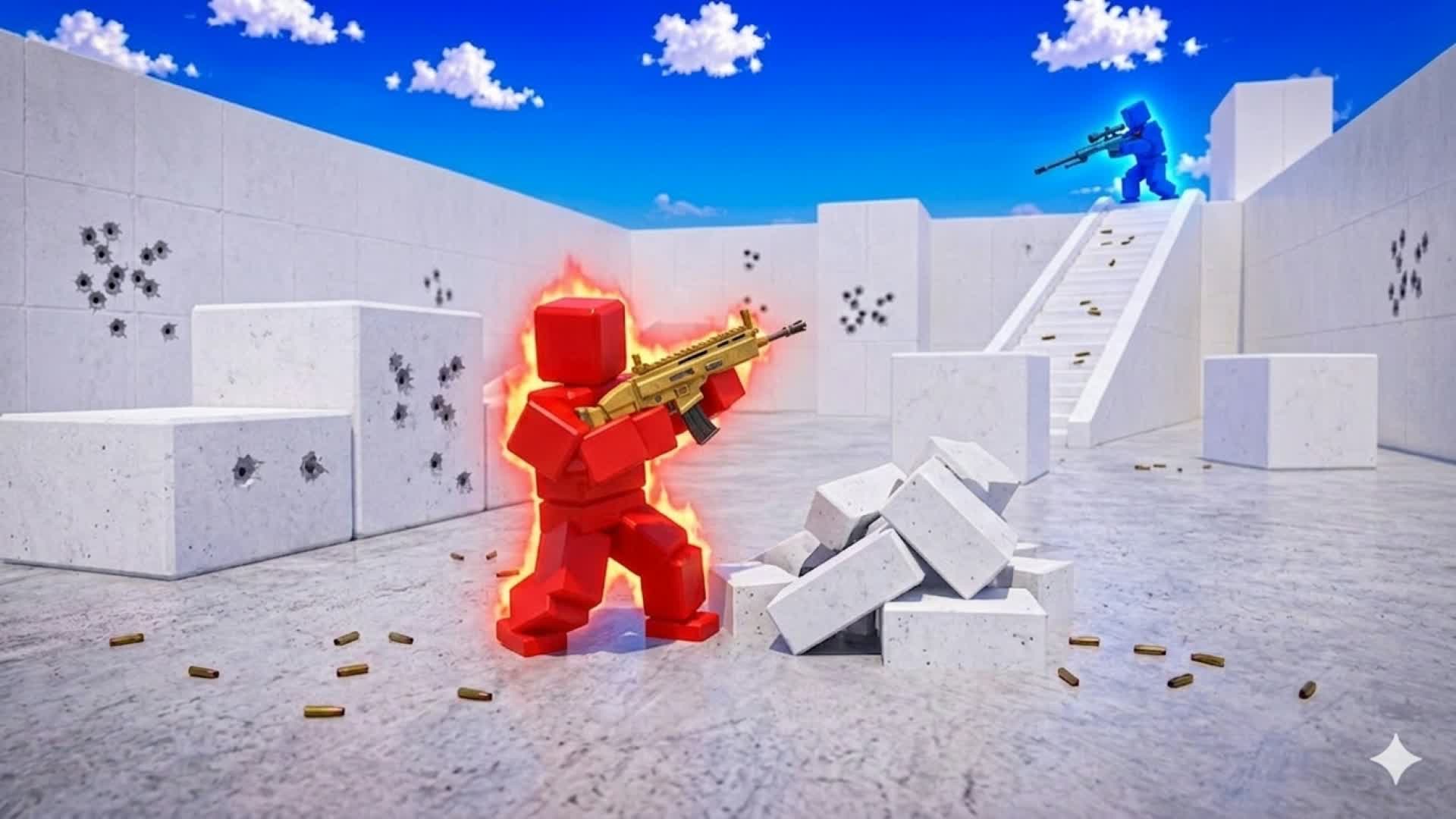 CRAZY RVB RED VS BLUE UNC THUNG SAHUR โ Fortnite Creative map