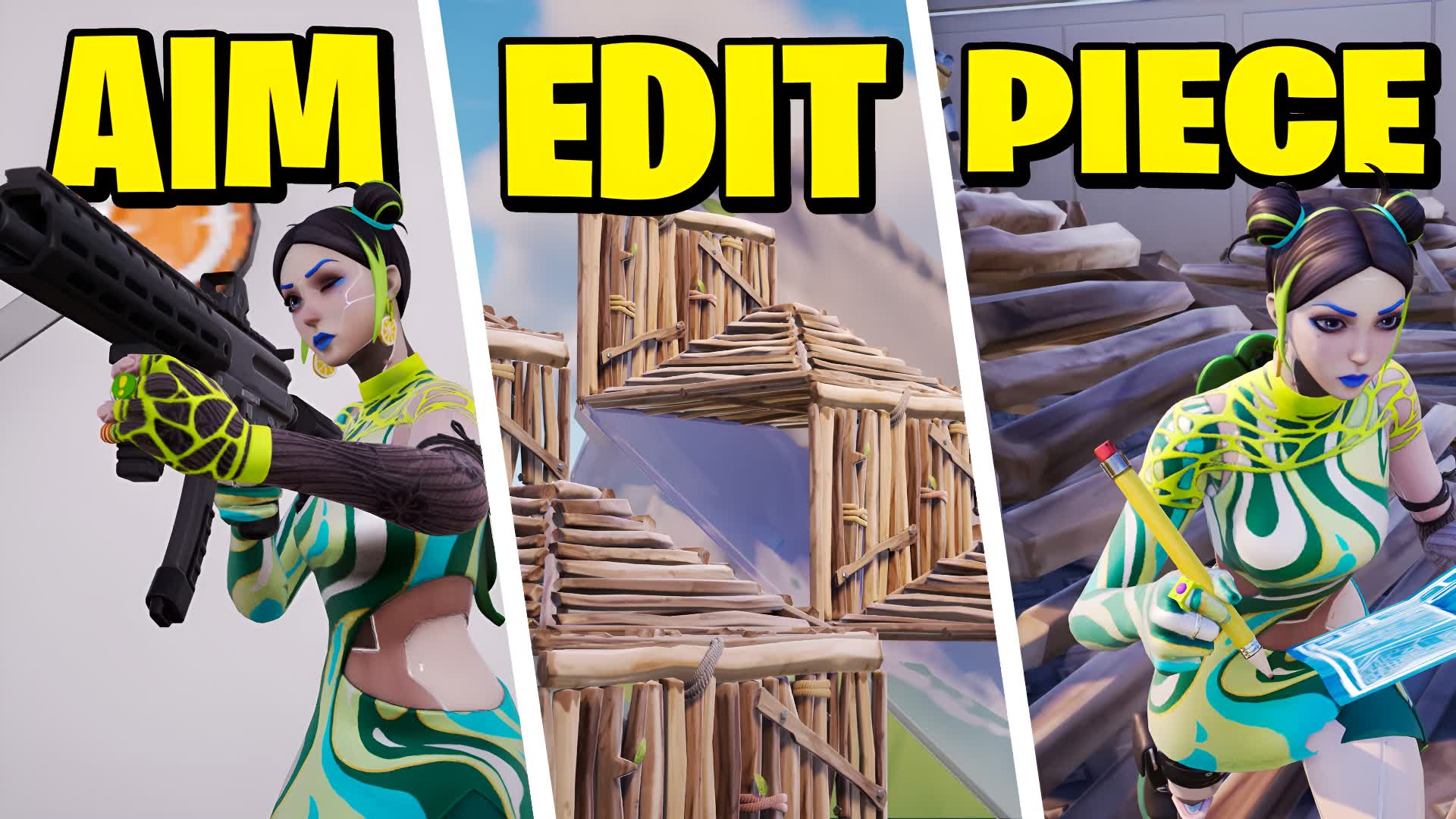 🎯EDIT, AIM AND PIECE CONTROL PRACTICE🎯 — Fortnite Creative map