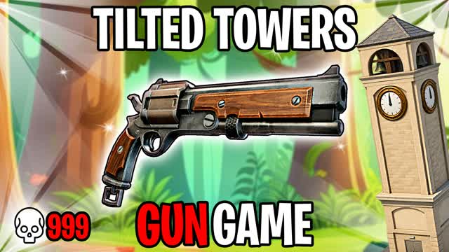 Tilted-Tower OneShot — Fortnite Creative map