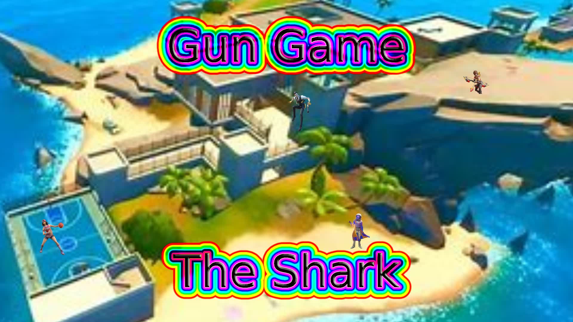 Gun game the shark — Fortnite Creative map
