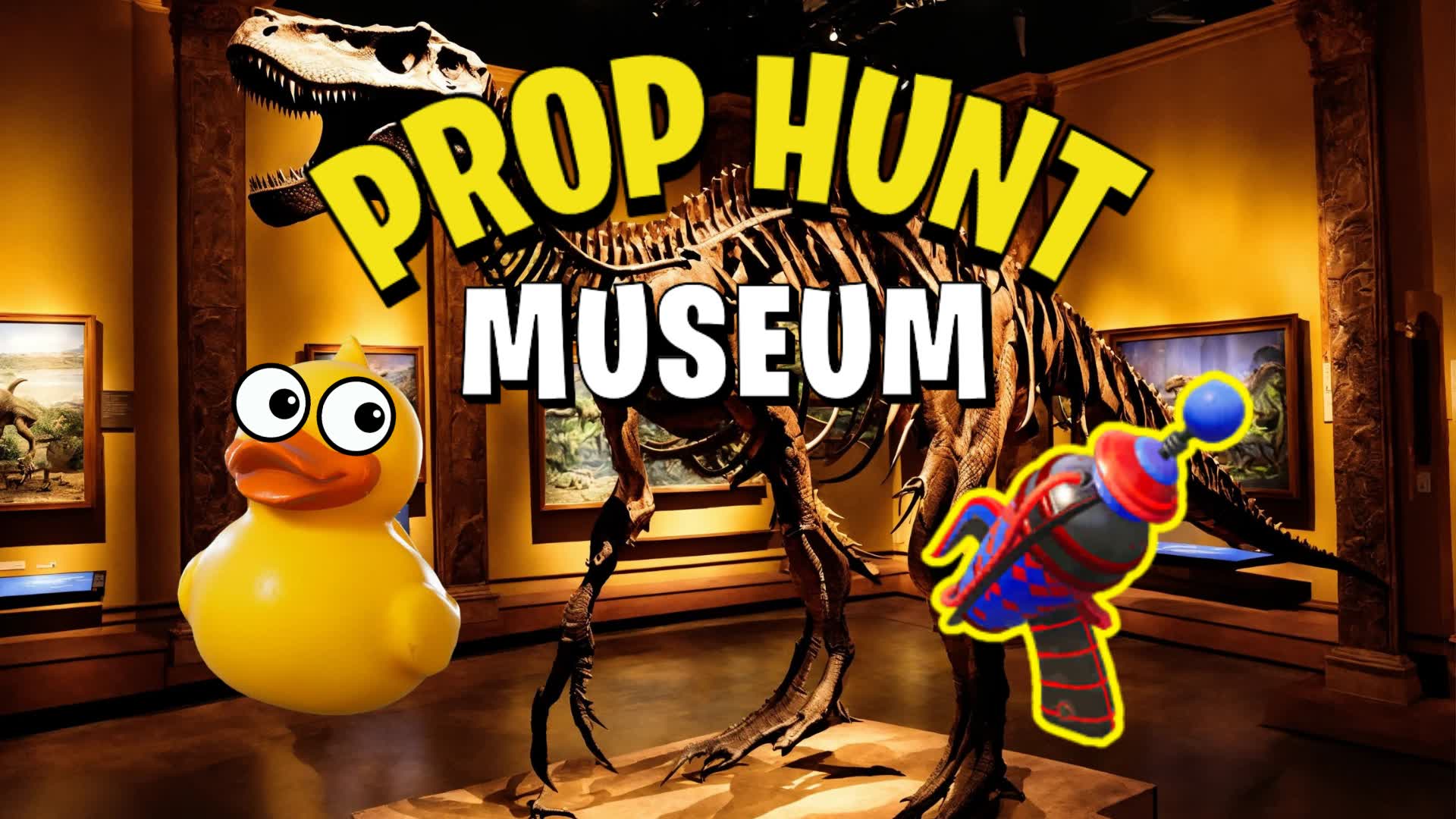 🏛️MUSEUM PROP HUNT🏛️ — Fortnite Creative map