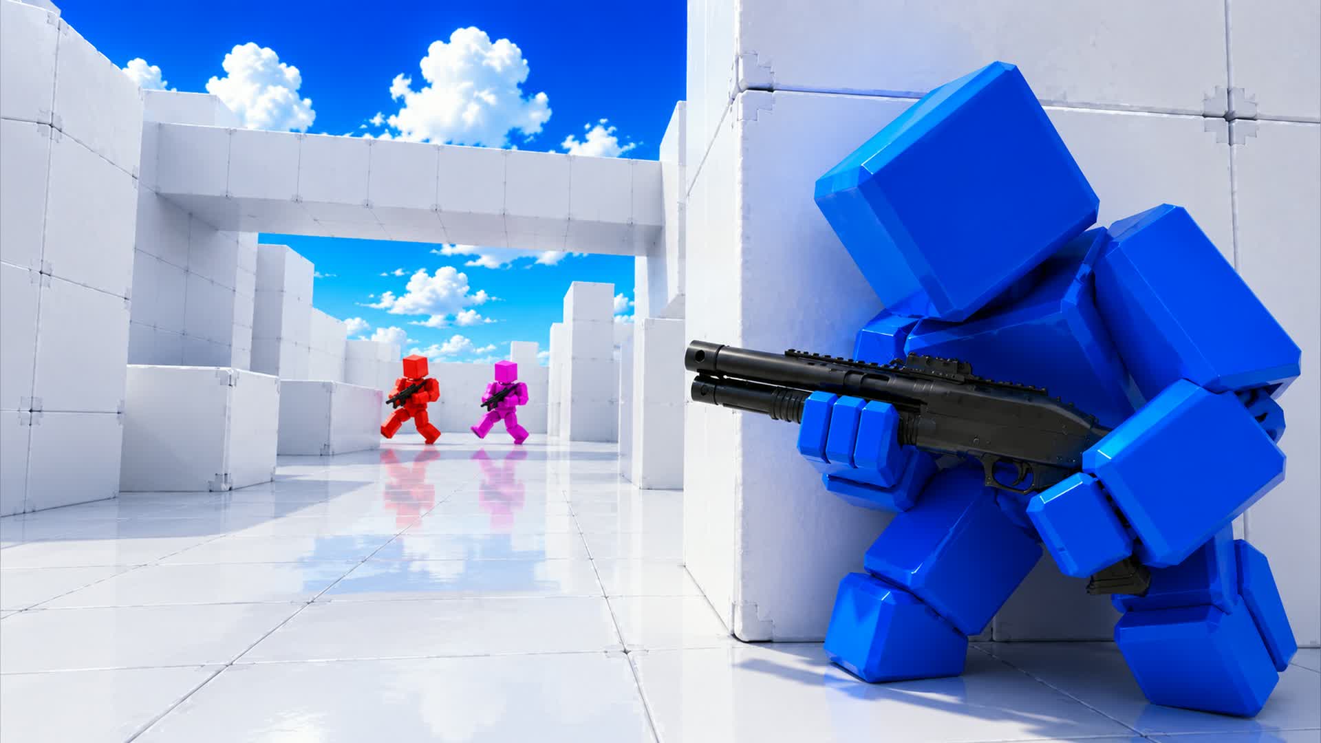RED VS BLUE BULLET SHIFT π΄π΅ β Fortnite Creative map